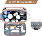 BAGSMART Toiletry Bag for Women, Cosmetic Makeup Bag Organizer, Travel Bag for - Image 2