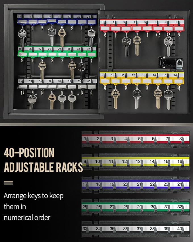 Uniclife 40 Position Key Cabinet - Image 5