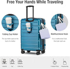 KYME Luggage Sets 2 Piece Hardshell 22"/26" Suitcase - Image 2