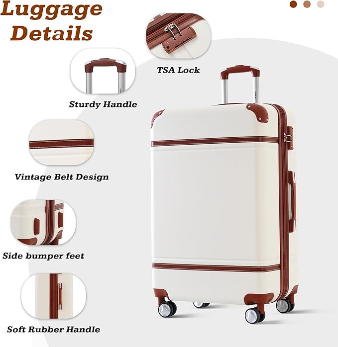 Merax Suitcase Set 28 inches Expandable Luggage - Image 3