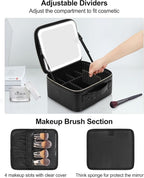 Chomeiu Makeup Bag with LED Mirror, Travel Makeup Case - Image 3