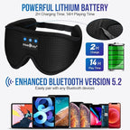 MUSICOZY 3D Bluetooth 5.4 Sleep Headphones, Breathable Wireless Music Eye Mask - Image 4