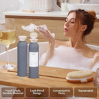 Travel Shampoo Bottle, Empty Plastic Squeeze Bottles 8.8oz - Image 6