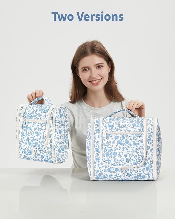 Narwey Hanging Toiletry Bag Women Travel Makeup Bag Organizer Toiletries Bag - Image 8