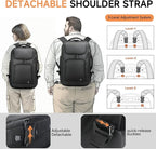 Backpack for Men, 17.3" Anti Theft Convertible Laptop Backpack - Image 2