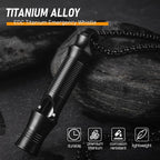 TISUR Titanium Emergency Whistle, EDC Safety Whistles Necklace Loud up to 120db - Image 3