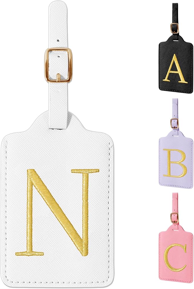Personalized Initial Luggage Tags by izuzta