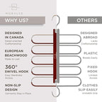 MORALVE Pants Hangers Space Saving - Image 5
