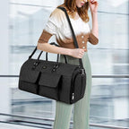 Garment Bag for Travel With Toiletry Bag Convertible Carry On Weekender Bag - Image 6