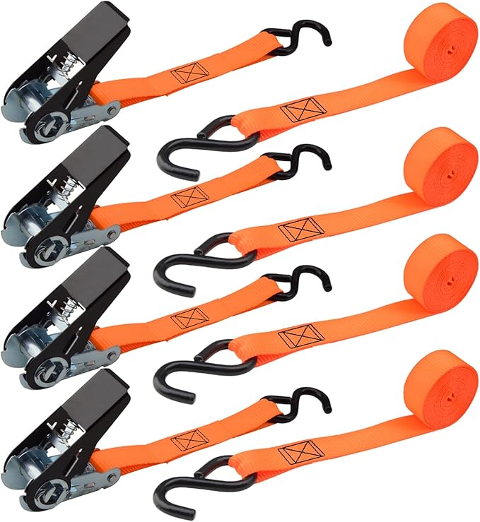 XSTRAP STANDARD Ratchet Tie Down Straps 4 Pk 10 Ft- 300 Lbs Load Cap- 900 Lbs - Image 7