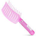Bsisme Hair Brush with Hair Clips, Vented Brush for Faster Blow Drying, Detangler & Frizz-Free on Women Girls Kids Curly Wet Thick Fine Hair, Ideal Valentine's Day, Mothers Day, Birthday Gift for Her