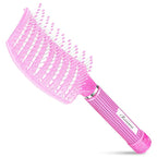 Bsisme Hair Brush with Hair Clips, Vented Brush for Faster Blow Drying, Detangler & Frizz-Free on Women Girls Kids Curly Wet Thick Fine Hair, Ideal Valentine's Day, Mothers Day, Birthday Gift for Her