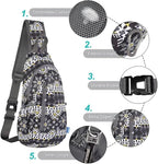 TITECOUGO Small Sling Bag, Lightweight Crossbody Backpack - Image 5