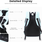 Lanola Basic Multi-Pocket Multipurpose Backpack Classical Water Resistant - Image 5