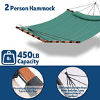 TegerDeger 12FT 2 Person Hammock Large Hammock 450LB Capacity - Image 4