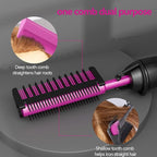 DAN Technology Electric hot Comb, Ceramic hot Comb, 500F, Temperature Adjustable, 60 min Shut Off, for Wigs, Electric straightening Comb for Black Hair