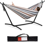 PNAEUT Double Hammocks with Stand by PNAEUT