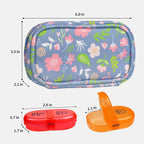 Serfeymi Weekly Travel Pill Organizer 2 Times A Day AM PM Upgraded Rainbow Pill - Image 2