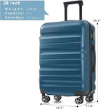 Merax 28 Inch Luggage Hardshell ABS Large Suitcase - Image 5