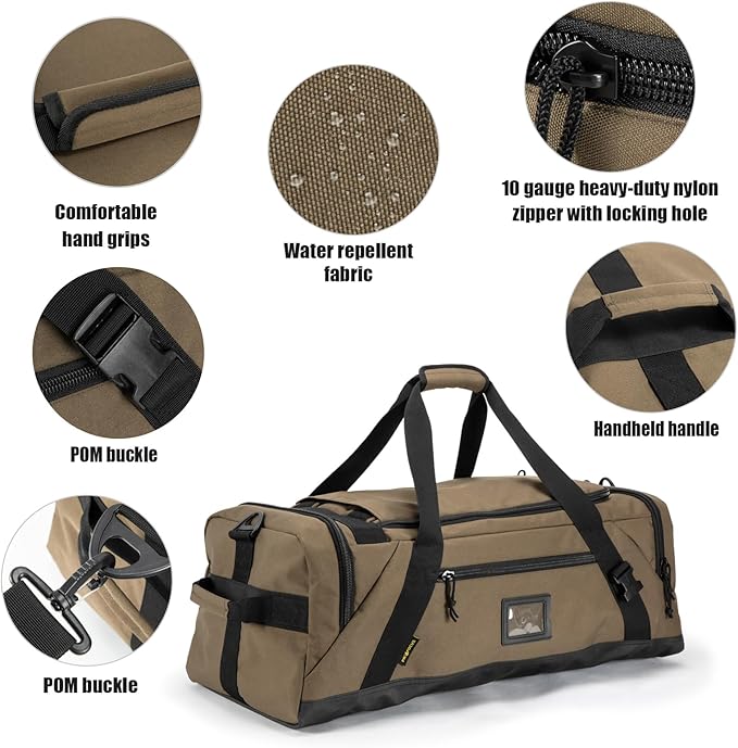 90L Large Duffle Bag, Gym Bags For Men Weekend Bag For Women Travel Backpack - Image 5