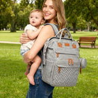 Baby Diaper Bag Backpack with Changing Station, Waterproof Large Capacity Baby by Unknown