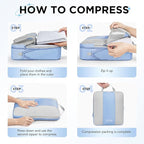 10 Set Compression Packing Cubes - Image 3