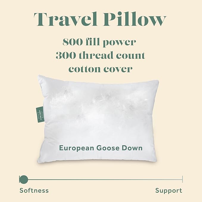 Goose Down Travel Pillow - Image 3
