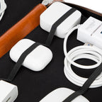 Medicine Handmade Leather Cable Organizer Bag – Full-Grain Leather Travel Tech - Image 6