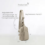 ODODOS Daily Sling Bag with Adjustable Straps Crossbody Chest Bag Lightweight - Image 6