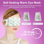 10 Packs Steam Eye Mask, Mnswand Lavender Steam Eye Masks Disposable, - Image 5