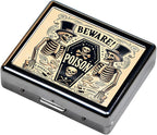 Cute and Portable Metal Pill Organizer – 8 Compartments, Elegant Chrome Finish - Image 3