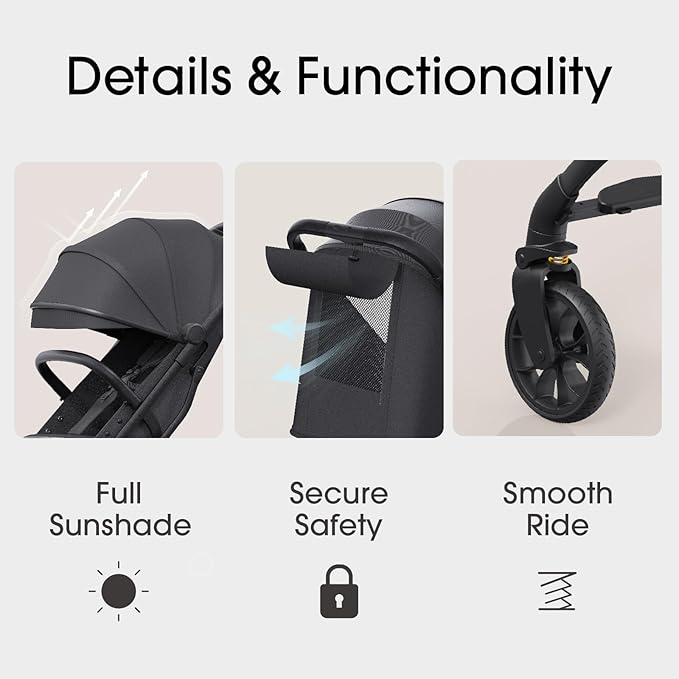 newyoo Lightweight Baby Travel Stroller, Compact Toddler Strollers w - Image 6