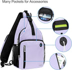 MOSISO Sling Backpack Bag, Crossbody Shoulder Bag Travel Hiking Daypack Chest - Image 3