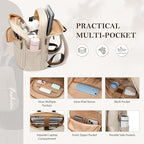 Travel Backpack for Women Personal Carry On Bag Business Weekender Hiking - Image 2