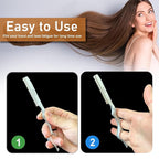 Hair Cutting Razor, Hair Razors For Cutting Hair Professional Styling Razor with Replacement Stainless Steel Blades for Salon/Home -11PCS Silver