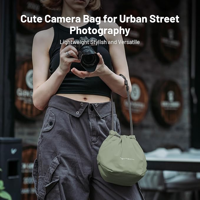 PGYTECH OneGo Small Camera Bag, Cute Drawstring Camera Pouch Handbag Compatible - Image 6