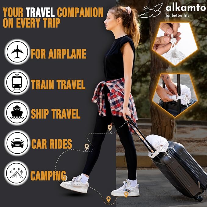 Travel & Camping Comfortable Memory Foam Pillow – Easy to Carry Portable Bag – - Image 8