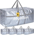 4 Pcs 66 Gallon Large Moving Bags by Clysee