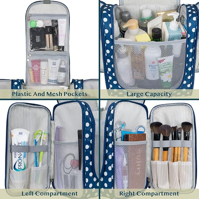 PAVILIA Extra Large Toiletry Bag Travel Bag - Image 4
