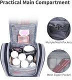 Narwey Small Hanging Travel Toiletry Bag Cosmetic Make Up Organizer - Image 4