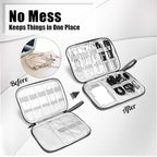CILLA Travel Cord Organizer Case, Portable Waterproof Storage Bag - Image 2