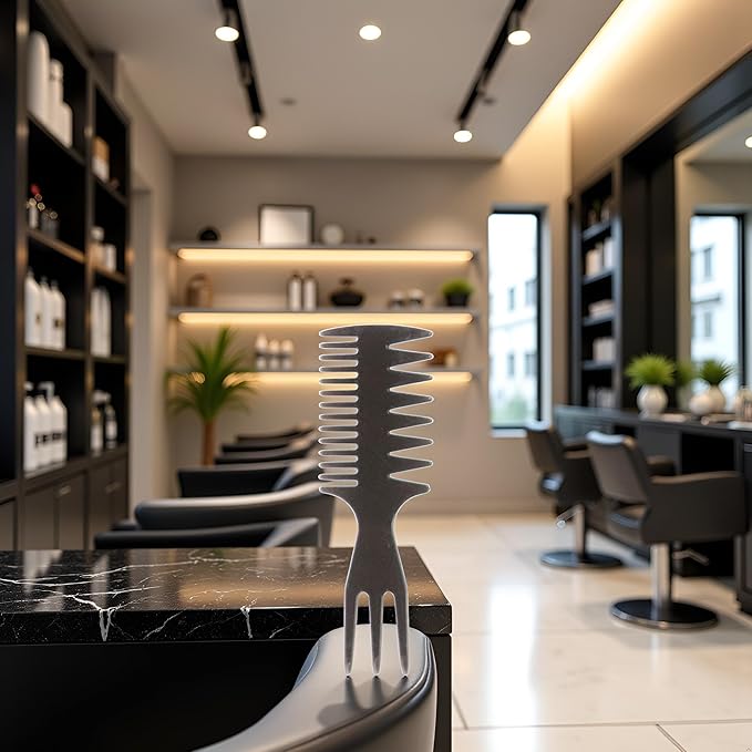Styling Comb Slicked-back Combs 3 in 1 Fish Tail Bone Shape Hair Wide Tooth Comb Texture Combs for Salon Hair Combs Styling Tools and Appliances