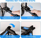 PLUSINNO Floating Fishing Net for Steelhead, Trout Fishing, Rubber Coated - Image 4