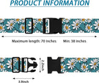 White Daisy Luggage Straps for Suitcases TSA Approved, Luggage Identifiers for - Image 2