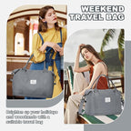 Travel Duffel Bag, Sports Tote Gym Bag, Shoulder Weekender Overnight Bag - Image 6