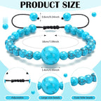 Sureio 6 Pcs Motion Sickness Bands Bracelet Anti Nausea Adjustable Wristband - Image 2