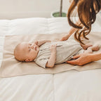 Konssy Faux Leather Baby Changing Mat, Waterproof, Wipeable & Portable Diaper - Image 3
