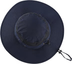 Home Prefer UPF 50+ Men's Sun Hat Wide Brim Bucket Hat UV Protection Hat - Image 3