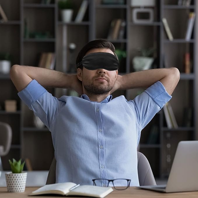 2Pack Silk Sleep Mask, Eye Mask - Image 6