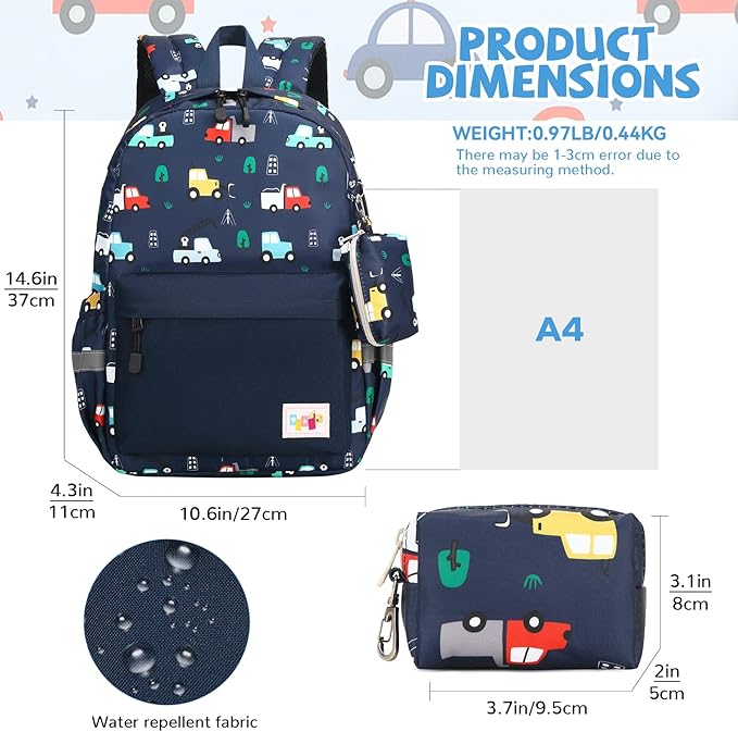 mygreen Toddler Backpack, Kids Backpack - Image 3